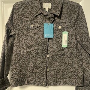 Market & Spruce Animal Print Jacket
